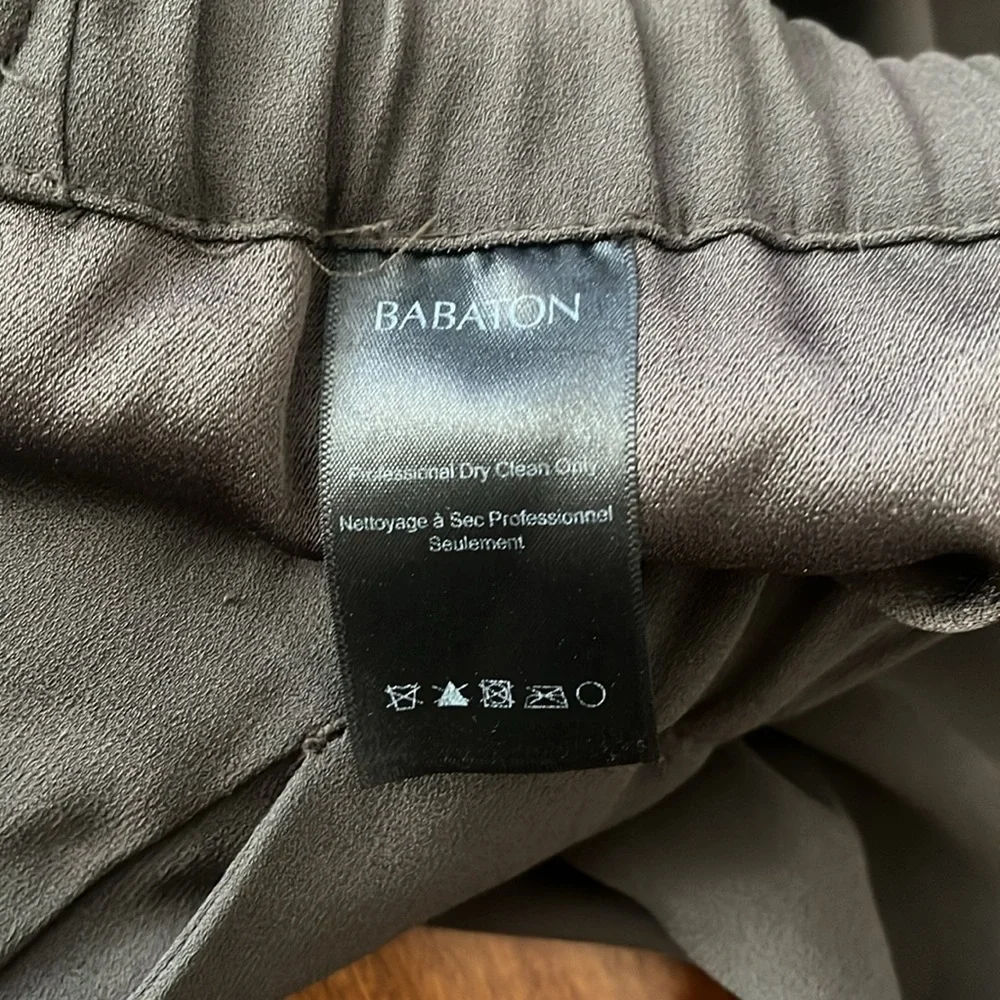 ARITZIA BABATON DEXTER PULL ON TUXEDO OLIVE PANT SIZE M - Picture 10 of 11